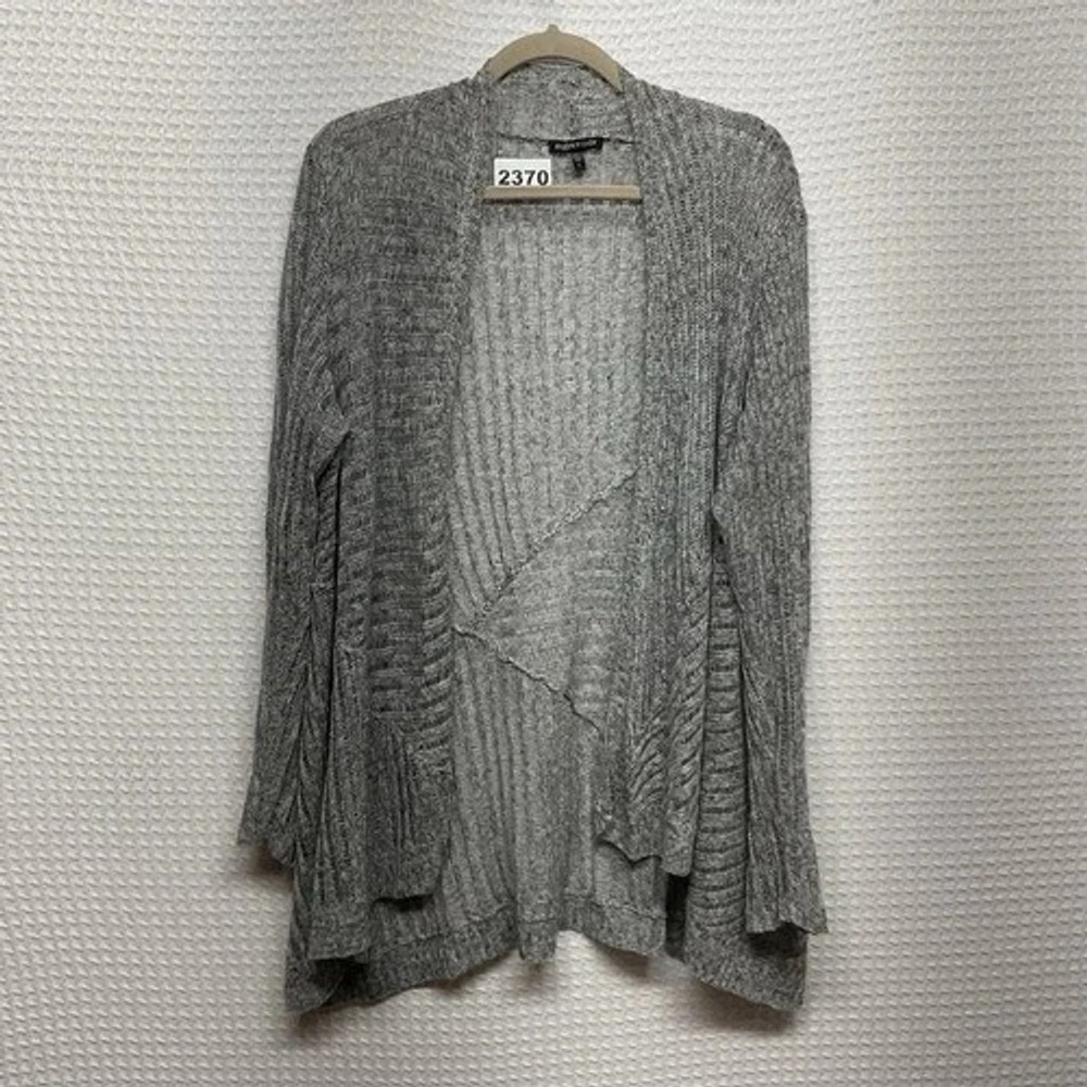 Eileen Fisher Crochet Open Knit Airy Rustic Open Front Cardigan Women L China